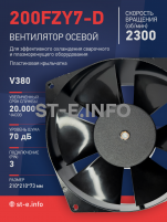 Вентилятор  200FZY7-D  - st-e.info - Брянск