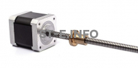 Шаговый двигатель 42HSL48-1204JA08-E146 (Tr8*4) - st-e.info - Брянск