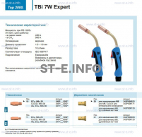 Горелка для полуавтоматической сварки TBi  7W Expert, длина 3 m. - st-e.info - Брянск