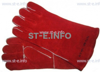 Перчатки-краги сварщика TETU 104 KEVLAR RED - st-e.info - Брянск