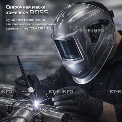 Сварочная маска хамелеон BOSS (YXE-X58E Plus) - st-e.info - Брянск