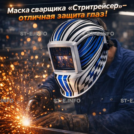 Маска сварщика хамелеон "Стритрейсер" (YXE-958I PRO) - st-e.info - Брянск