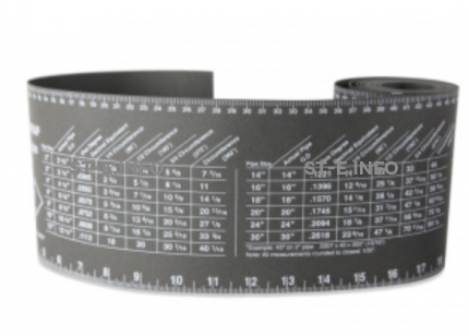 Лента для разметки труб 128mm*2740mm - st-e.info - Брянск